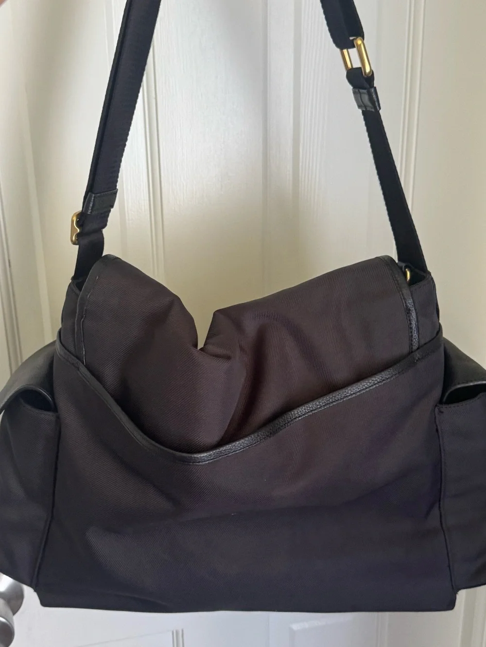 Coach Black Diaper Bag with Changing pad !